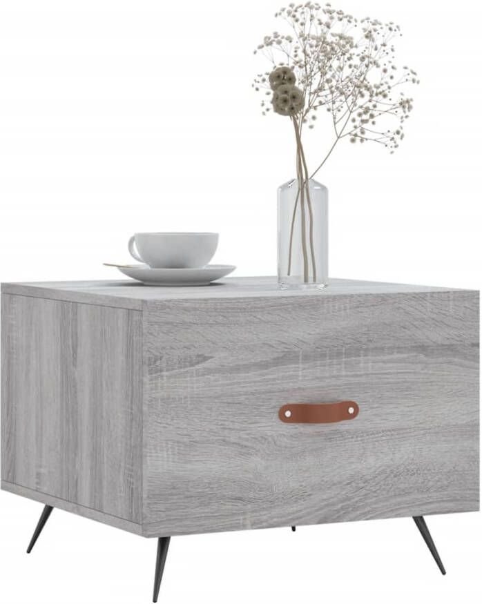 VidaXL -Salontafels-2-st-50x50x40-cm-bewerkt-hout-grijs-sonoma-eiken - Foto 8