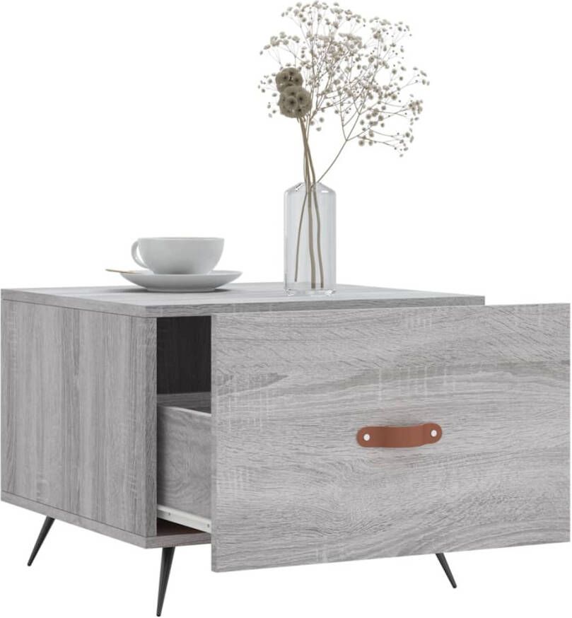 VidaXL -Salontafels-2-st-50x50x40-cm-bewerkt-hout-grijs-sonoma-eiken - Foto 6