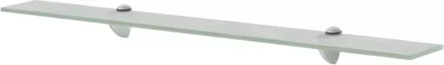 VIDAXL Schappen zwevend 2 st 80x10 cm 8 mm glas