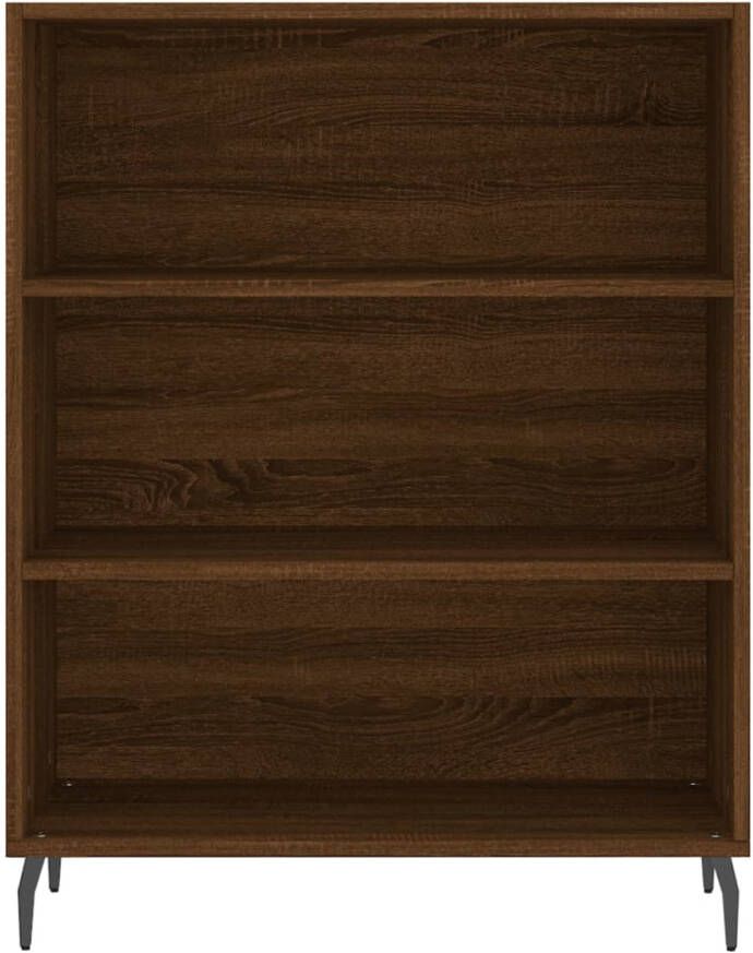 VidaXL -Schappenkast-69 5x32 5x90-cm-bewerkt-hout-bruineikenkleurig - Foto 5