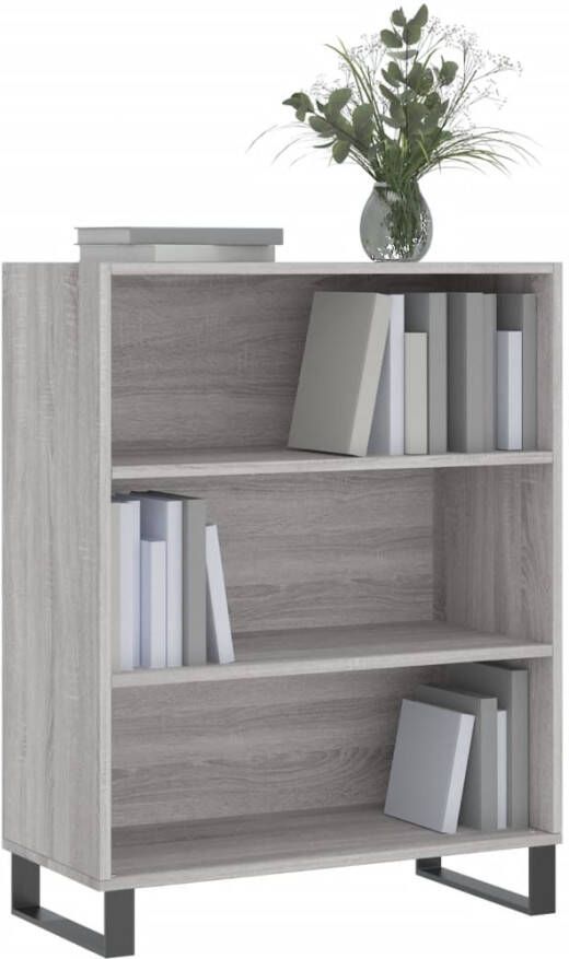 VidaXL -Schappenkast-69 5x32 5x90-cm-bewerkt-hout-grijs-sonoma-eiken - Foto 6