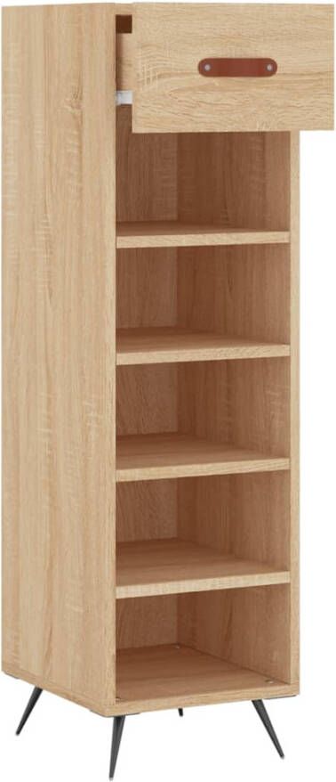 VidaXL -Schoenenkast-30x35x105-cm-bewerkt-hout-sonoma-eikenkleurig - Foto 3