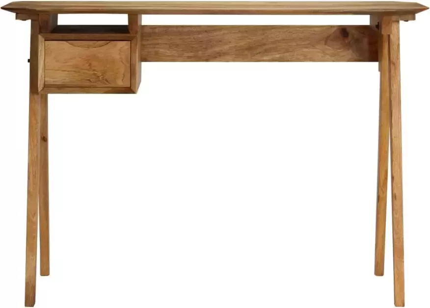 VidaXL -Schrijftafel-110x50x76-cm-massief-mangohout - Foto 4