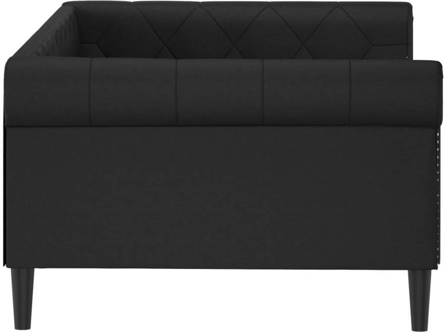 VidaXL -Slaapbank-100x200-cm-kunstleer-zwart - Foto 3