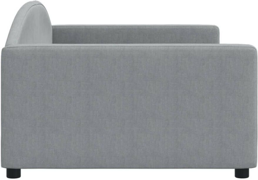 VidaXL -Slaapbank-100x200-cm-stof-lichtgrijs