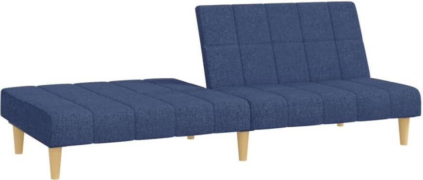 VidaXL -Slaapbank-2-zits-stof-blauw - Foto 4