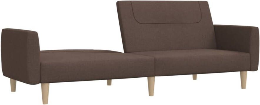 VidaXL -Slaapbank-2-zits-stof-taupe - Foto 4