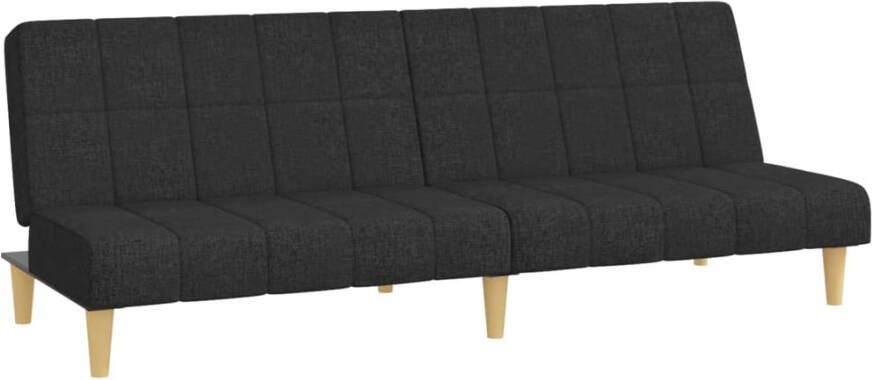 VidaXL -Slaapbank-2-zits-stof-zwart - Foto 10