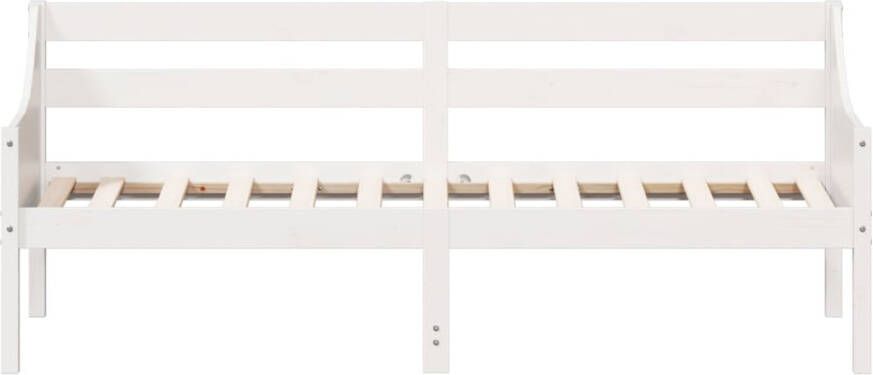 VidaXL Slaapbank zonder matras 75x190 cm massief grenenhout wit - Foto 10