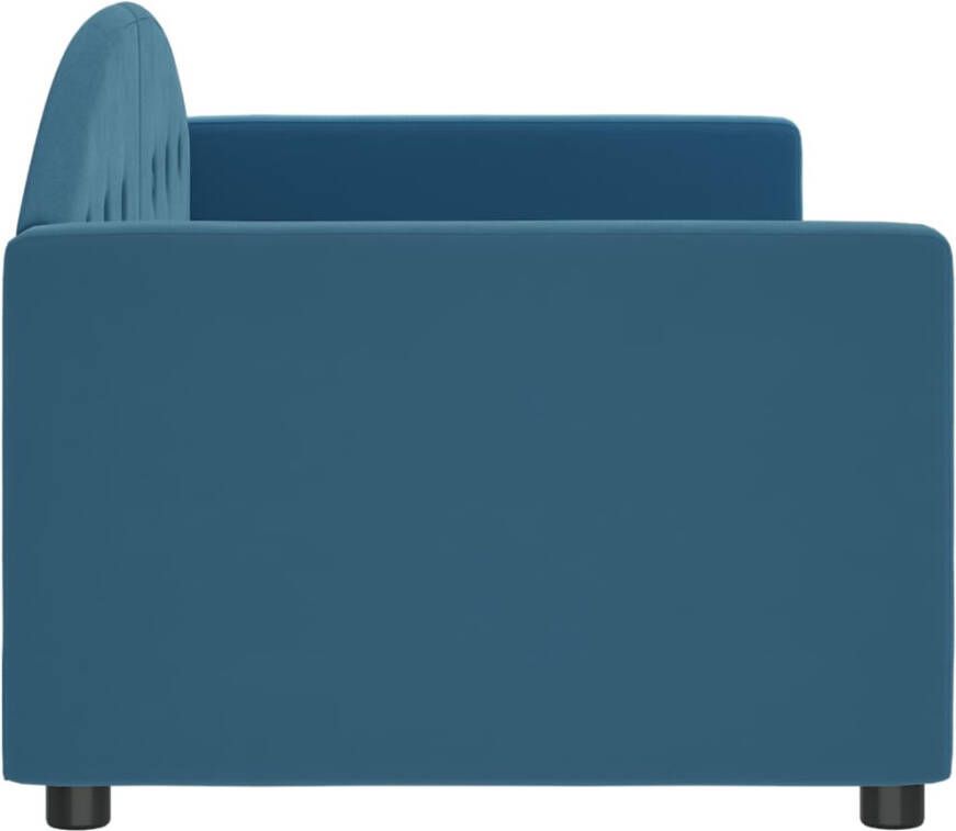 VidaXL -Slaapbank-80x200-cm-fluweel-blauw - Foto 3