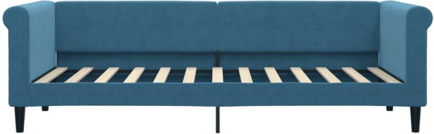 VidaXL -Slaapbank-80x200-cm-fluweel-blauw - Foto 3
