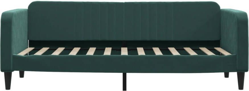 VidaXL -Slaapbank-80x200-cm-fluweel-donkergroen - Foto 4