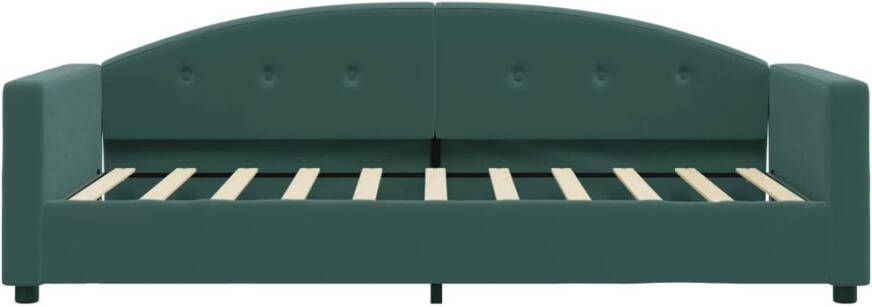 VidaXL -Slaapbank-80x200-cm-fluweel-donkergroen - Foto 4