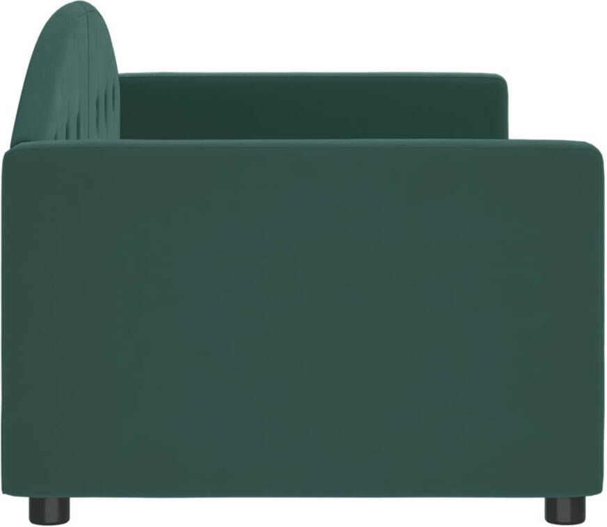 VidaXL -Slaapbank-80x200-cm-fluweel-donkergroen - Foto 3