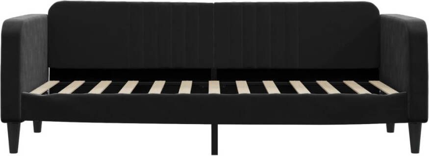 VidaXL -Slaapbank-80x200-cm-fluweel-zwart - Foto 4