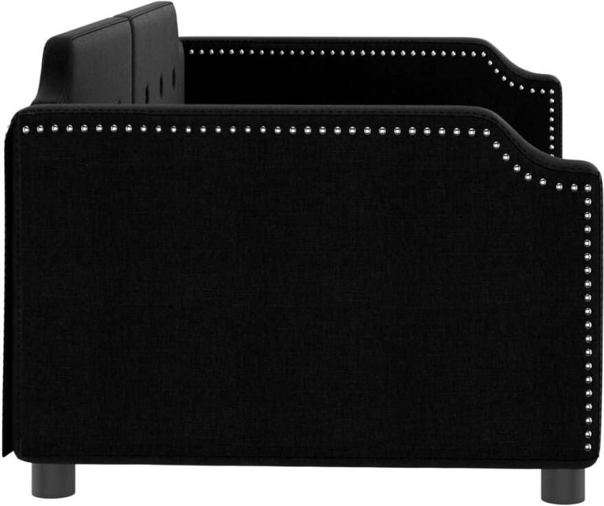 VidaXL -Slaapbank-80x200-cm-stof-zwart - Foto 3