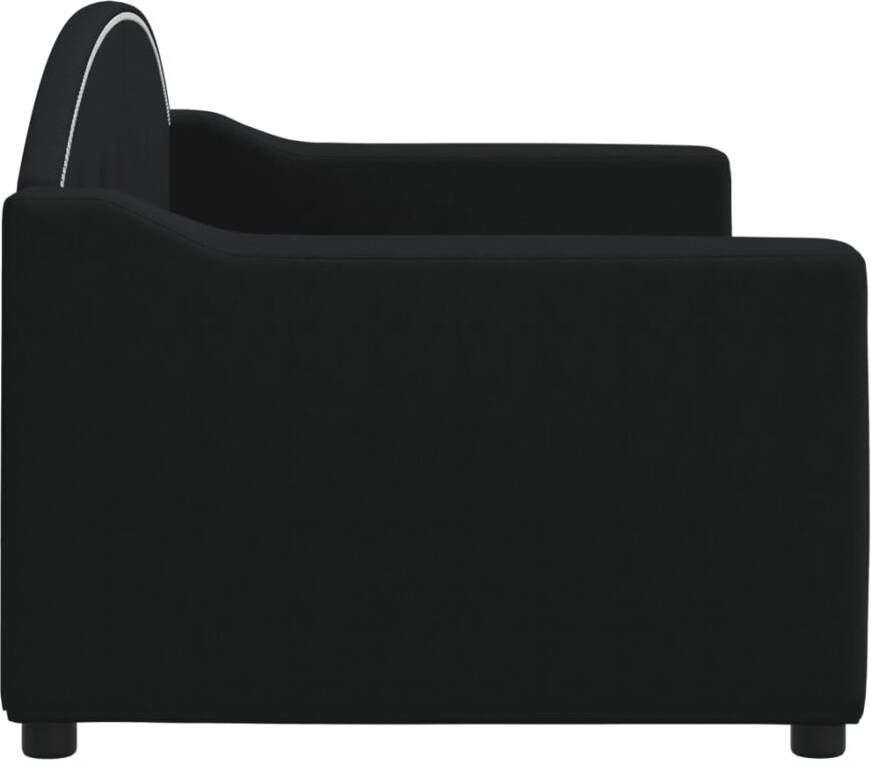 VidaXL -Slaapbank-80x200-cm-stof-zwart - Foto 3