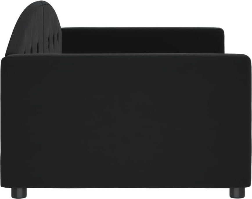VidaXL -Slaapbank-90x190-cm-fluweel-zwart - Foto 3