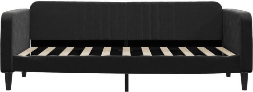 VidaXL -Slaapbank-90x190-cm-fluweel-zwart - Foto 4