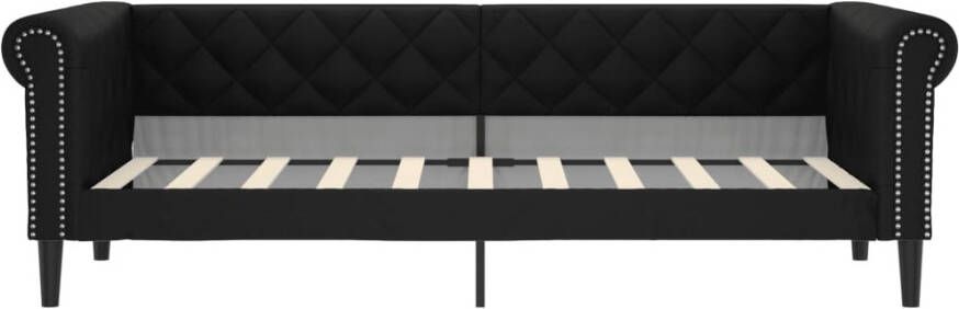 VidaXL -Slaapbank-90x190-cm-kunstleer-zwart - Foto 4