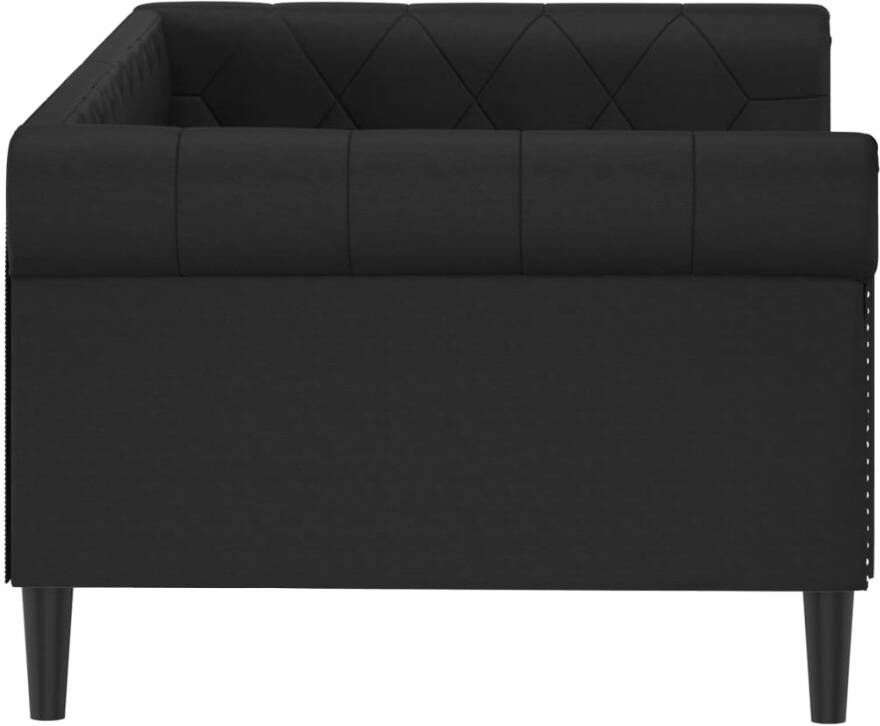 VidaXL -Slaapbank-90x190-cm-kunstleer-zwart - Foto 3