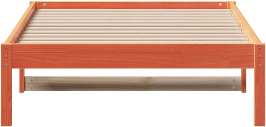 VidaXL Slaapbank zonder matras 90x190 cm massief grenenhout wasbruin