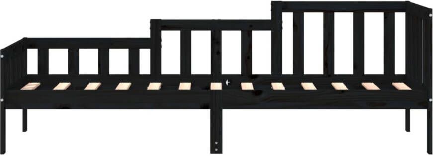 VidaXL -Slaapbank-90x190-cm-massief-grenenhout-zwart - Foto 7