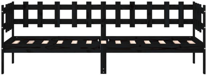 VidaXL -Slaapbank-90x190-cm-massief-grenenhout-zwart - Foto 6
