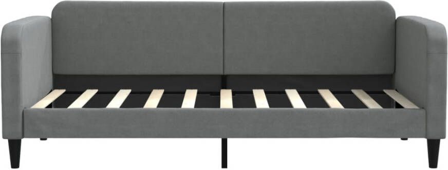 VidaXL -Slaapbank-90x190-cm-stof-donkergrijs - Foto 4