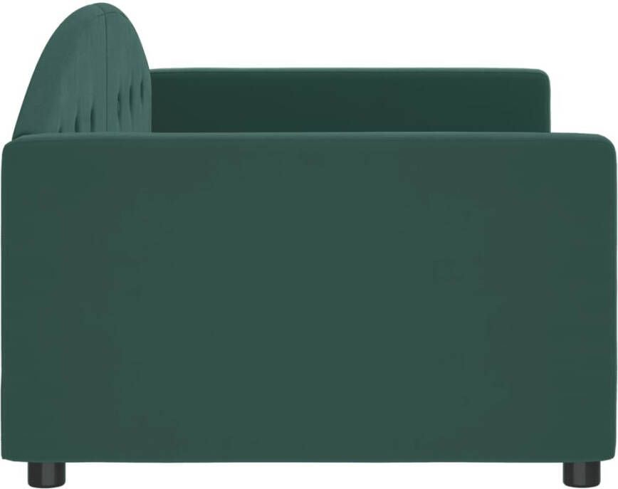 VidaXL -Slaapbank-90x200-cm-fluweel-donkergroen - Foto 3