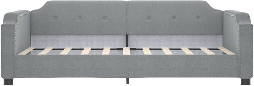 VidaXL -Slaapbank-90x200-cm-stof-lichtgrijs - Foto 4