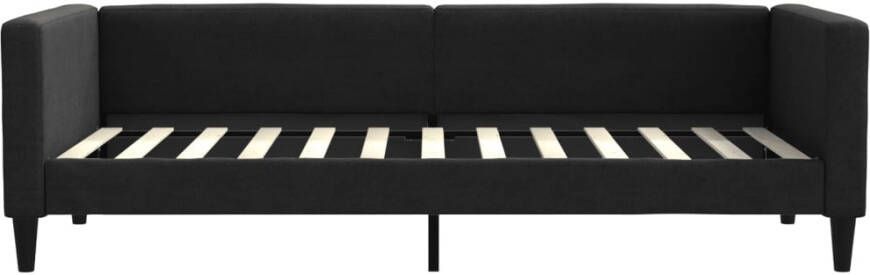 VidaXL -Slaapbank-90x200-cm-stof-zwart - Foto 4