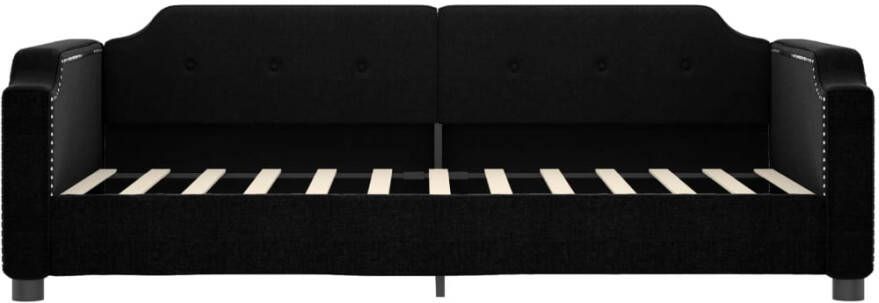 VidaXL -Slaapbank-90x200-cm-stof-zwart - Foto 4