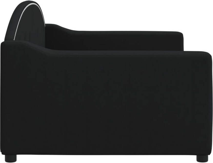 VidaXL -Slaapbank-90x200-cm-stof-zwart - Foto 3