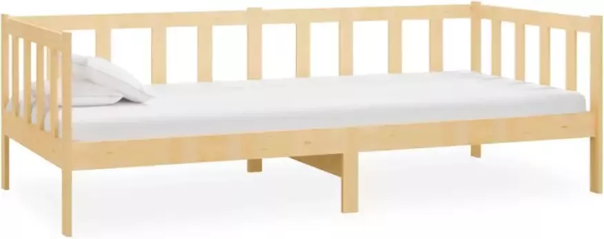 VidaXL -Slaapbank-met-matras-massief-grenenhout-90x200-cm - Foto 4