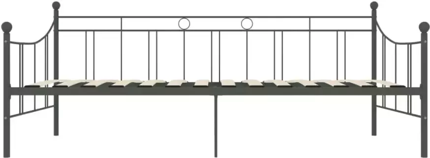 VidaXL -Slaapbankframe-metaal-grijs-90x200-cm - Foto 3