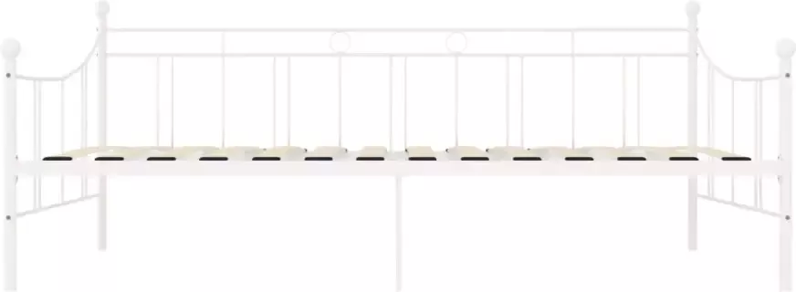 VidaXL -Slaapbankframe-metaal-wit-90x200-cm - Foto 3