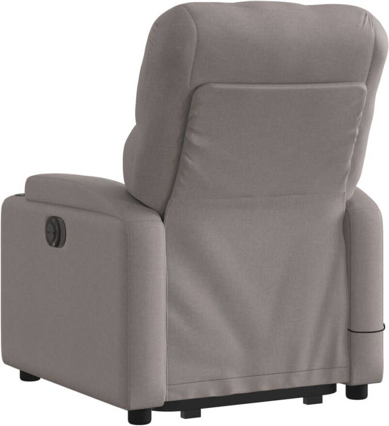 Vida XL vidaXL Sta-op-massagestoel elektrisch verstelbaar stof taupe-VXL-3204754 - Foto 3