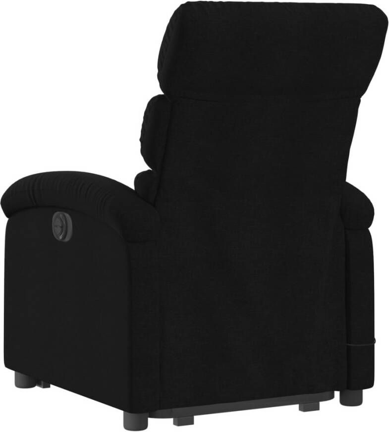 Vida XL vidaXL Sta-op-massagestoel elektrisch verstelbaar stof zwart-VXL-3204016 - Foto 2