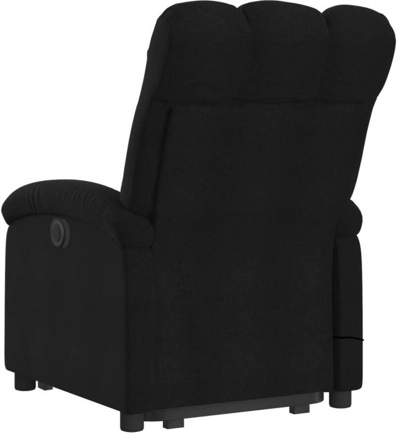 Vida XL vidaXL Sta-op-massagestoel elektrisch verstelbaar stof zwart-VXL-3204130 - Foto 3