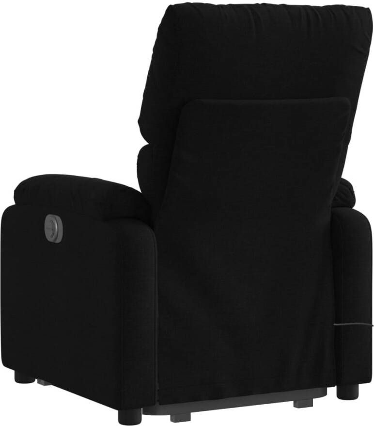 Vida XL Sta-op-massagestoel elektrisch verstelbaar stof zwart SKU: V3204862 - Foto 3