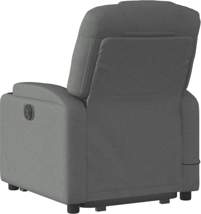 Vida XL vidaXL Sta-op-massagestoel verstelbaar stof donkergrijs-VXL-3204381 - Foto 3