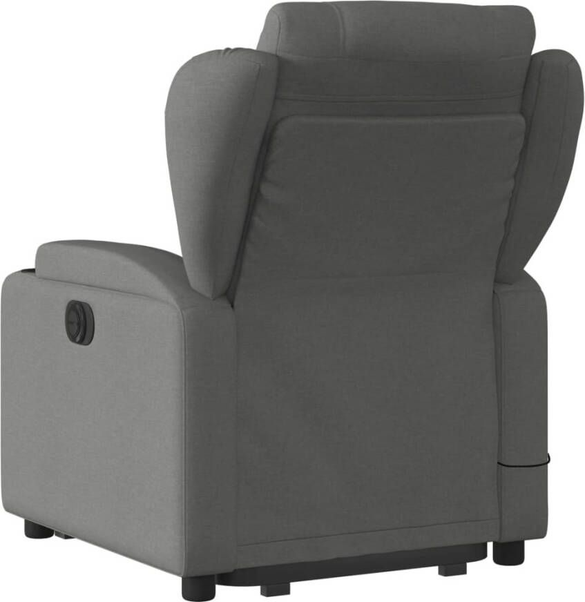 Vida XL vidaXL Sta-op-massagestoel verstelbaar stof donkergrijs-VXL-3204495 - Foto 3