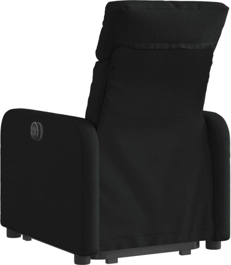 VidaXL Sta-op-stoel elektrisch verstelbaar stof zwart - Foto 3