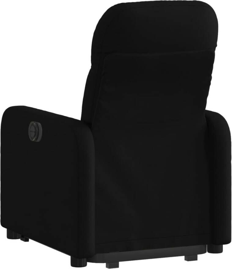 VidaXL Sta-op-stoel elektrisch verstelbaar stof zwart - Foto 2