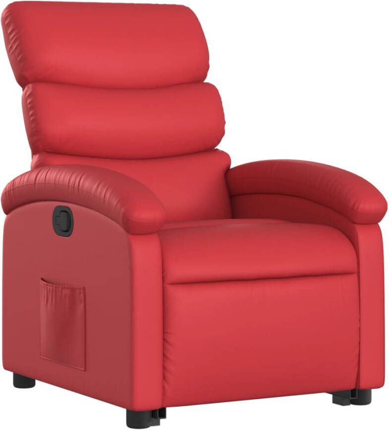 VIDAXL Sta-op-stoel kunstleer rood - Foto 3