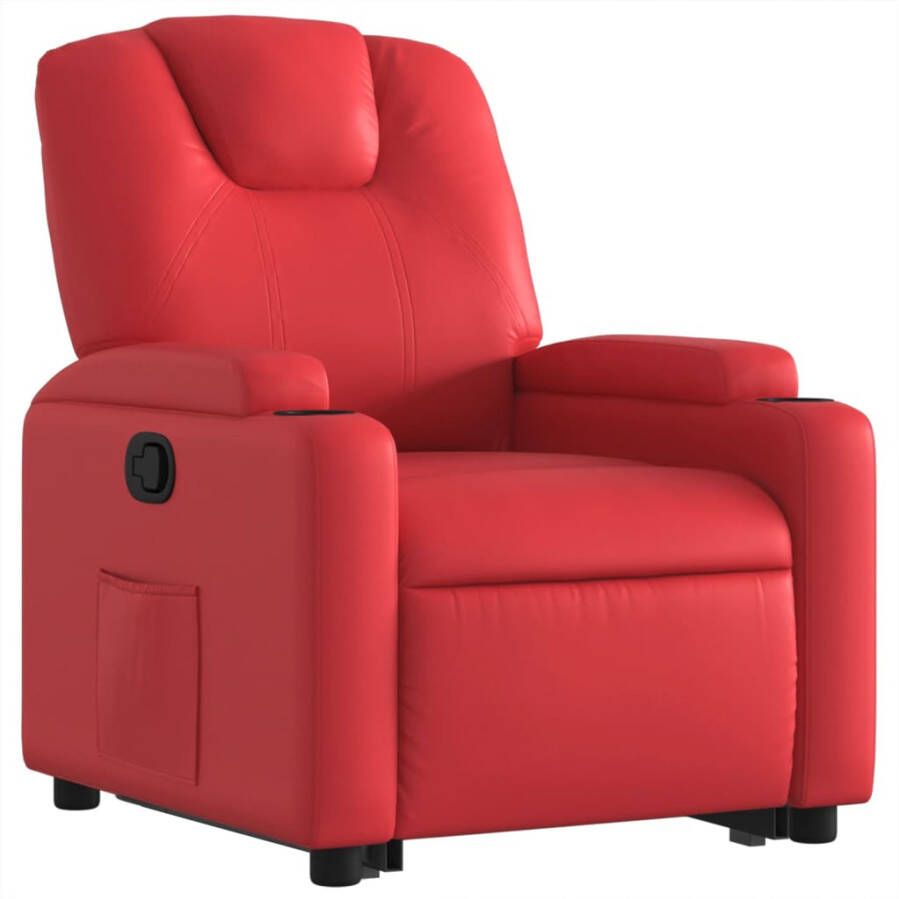 VIDAXL Sta-op-stoel kunstleer rood - Foto 2