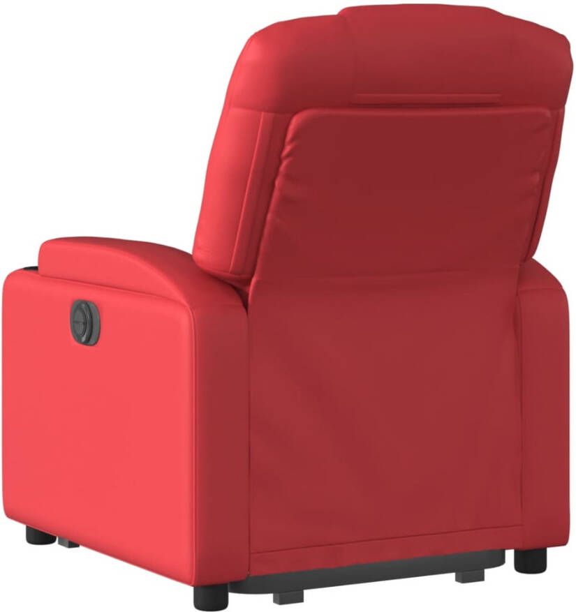 VIDAXL Sta-op-stoel kunstleer rood - Foto 3