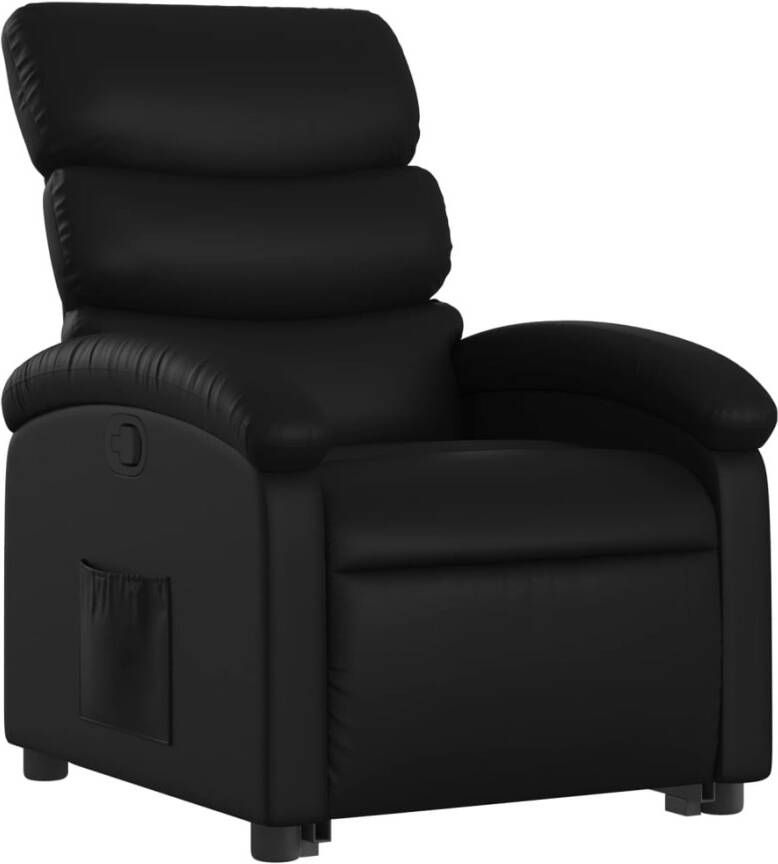 VidaXL Sta-op-stoel kunstleer zwart - Foto 3