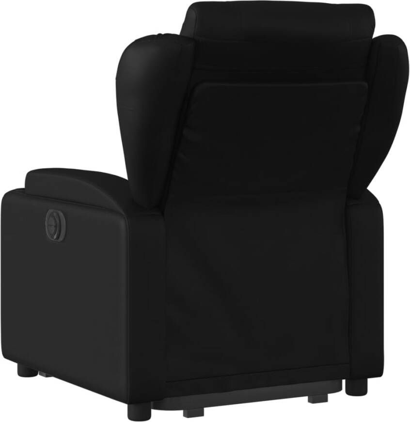 VIDAXL Sta-op-stoel kunstleer zwart - Foto 3
